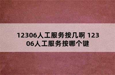 12306人工服务按几啊 12306人工服务按哪个键